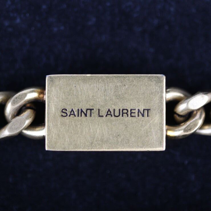 美品 SAINT LAURENT サンローラン ケイト スモール・チェーンショルダー ショルダーバッグ 469390 レザー ゴールド ブラック YSL ロゴ