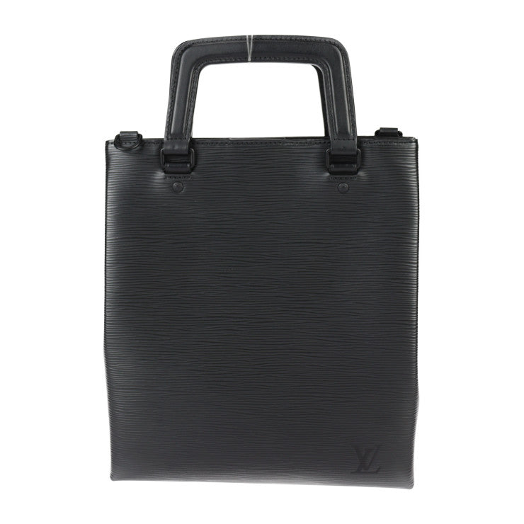 超美品 LOUIS VUITTON ルイ ヴィトン サックプラ・フォールド ショルダーバッグ エピ ハンドバッグ M58497 レザー ブラック 2WAY トートバッグ ビトン