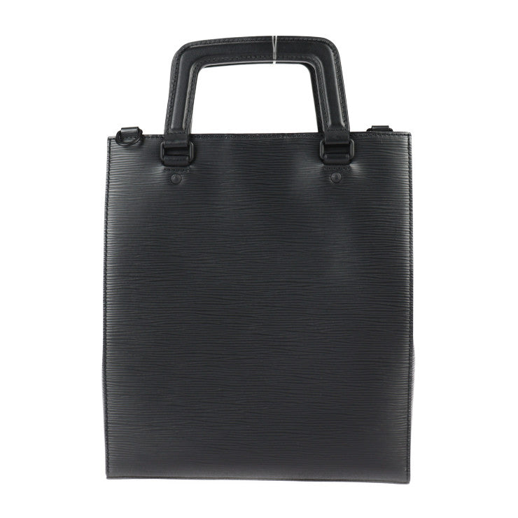 超美品 LOUIS VUITTON ルイ ヴィトン サックプラ・フォールド ショルダーバッグ エピ ハンドバッグ M58497 レザー ブラック 2WAY トートバッグ ビトン