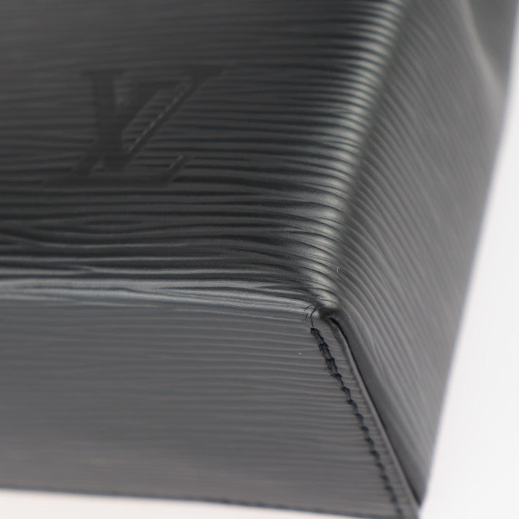 超美品 LOUIS VUITTON ルイ ヴィトン サックプラ・フォールド ショルダーバッグ エピ ハンドバッグ M58497 レザー ブラック 2WAY トートバッグ ビトン