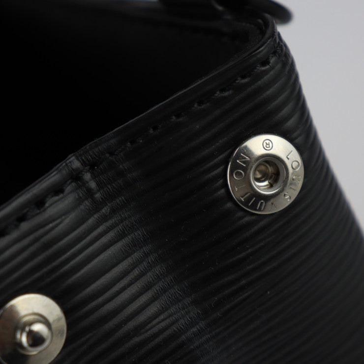 超美品 LOUIS VUITTON ルイ ヴィトン サックプラ・フォールド ショルダーバッグ エピ ハンドバッグ M58497 レザー ブラック 2WAY トートバッグ ビトン