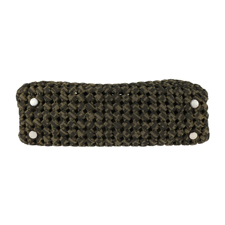 新古未使用展示品 FENDI フェンディ ピーカブー アイシーユー ミディアム ハンドバッグ 7VA529 キャンバス TABACCO ブラウン系 シルバー金具 2WAY ショルダーバッグ イントレッチオ