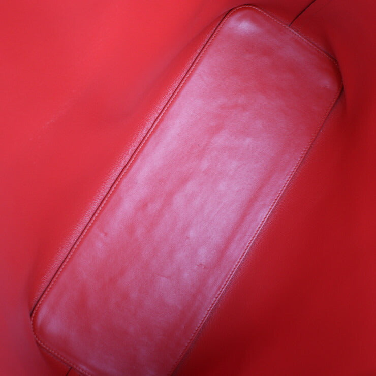 美品 Christian Louboutin クリスチャンルブタン CABATA カバタ トートバッグ 1175113 レザー ブラック レッド スパイクスタッズ ショルダーバッグ ポーチ付き