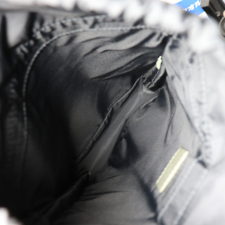 美品 LOUIS VUITTON ルイ ヴィトン チョークスリングバッグ モノグラムシャドウ ショルダーバッグ M44634 レザー カーキ ブラック クロスボディバッグ 巾着 ビトン