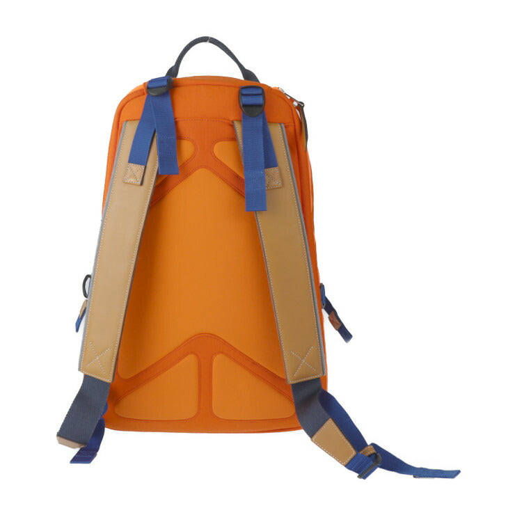 美品 LOEWE ロエベ Eye LOEWE Nature アイ ロエベ ネイチャー リュック・デイパック 301.50.NU40 キャンバス レザー オレンジ×ブラウン×ブルー シルバー金具 バックパック