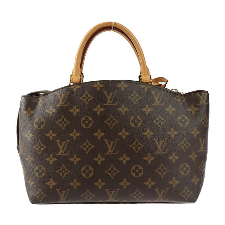 美品 LOUIS VUITTON ルイ ヴィトン プティ・パレPM モノグラム ハンドバッグ M45900 PVC レザー ブラウン ゴールド金具 2WAY ショルダーバッグ トートバッグ