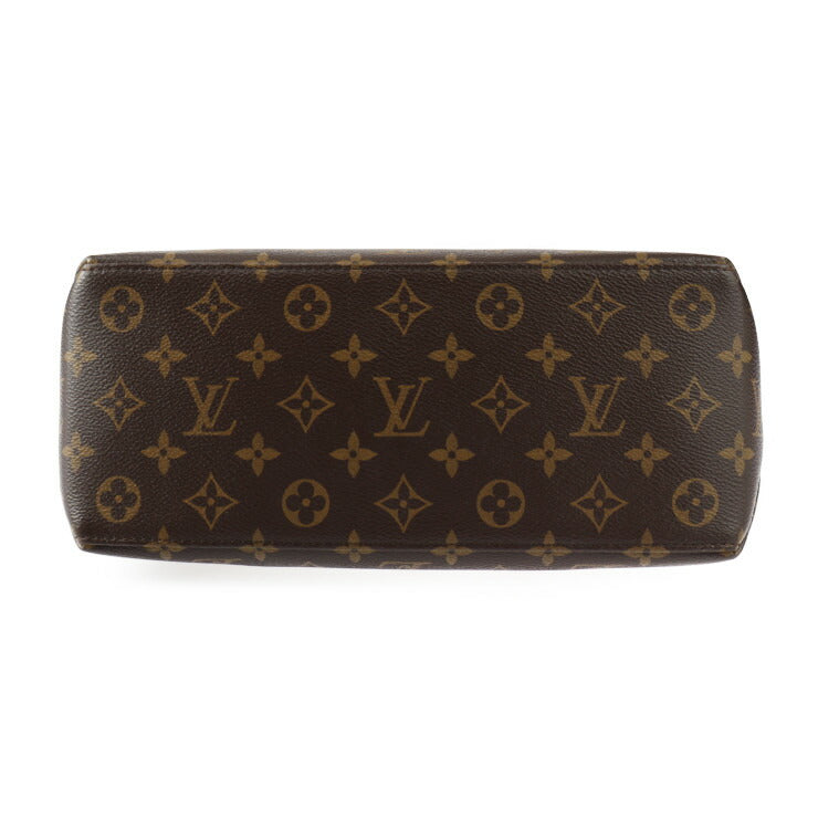 美品 LOUIS VUITTON ルイ ヴィトン プティ・パレPM モノグラム ハンドバッグ M45900 PVC レザー ブラウン ゴールド金具 2WAY ショルダーバッグ トートバッグ