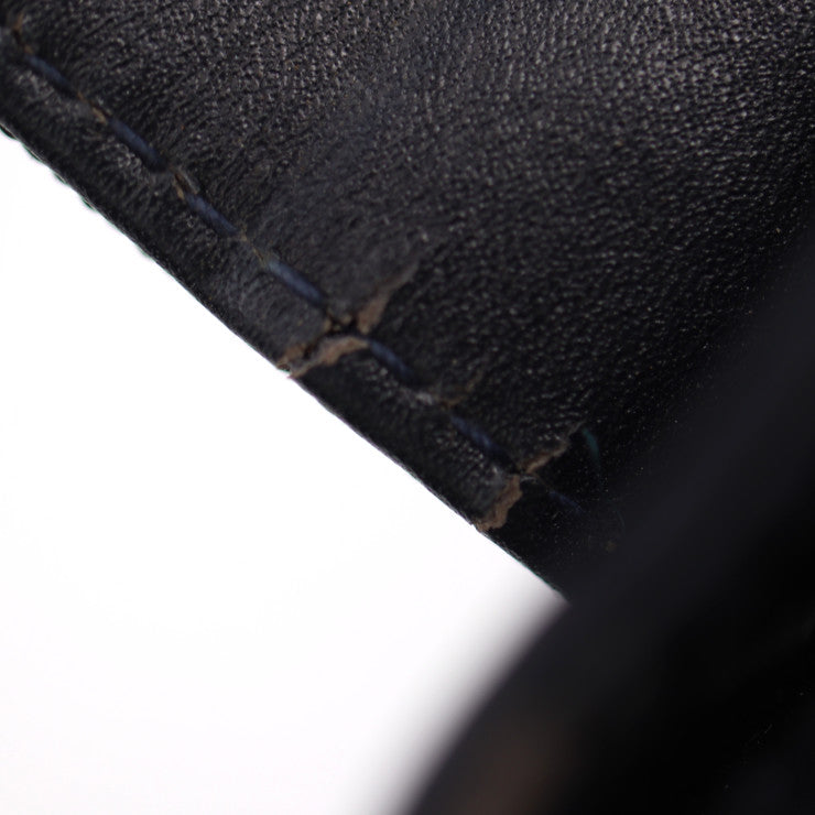 Salvatore Ferragamo サルヴァトーレ フェラガモ ヴァラ ハンドバッグ BA216161 カーフレザー ダークネイビー ゴールド金具 スモール バケツバッグ