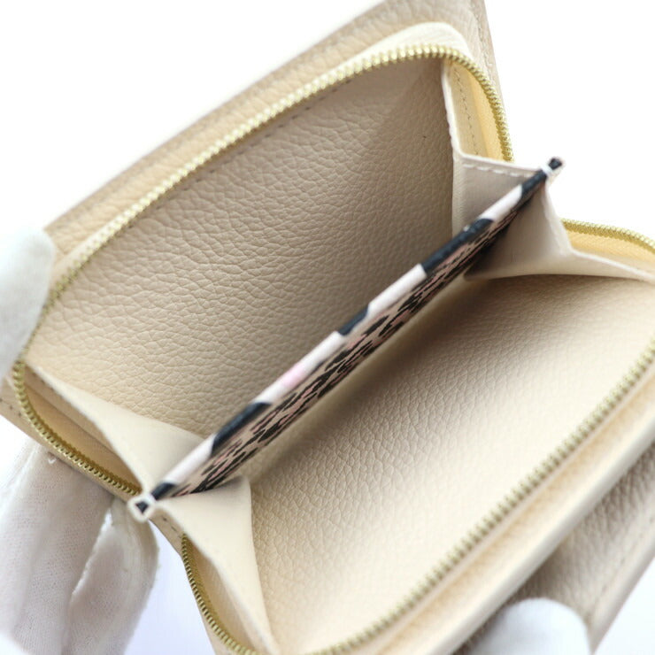 新古未使用展示品 LOUIS VUITTON ルイ ヴィトン ポルトフォイユ クレア ワイルドアットハート 二つ折り財布 M80754 モノグラムアンプラント クレーム マルチカラー ゴールド金具 ビトン