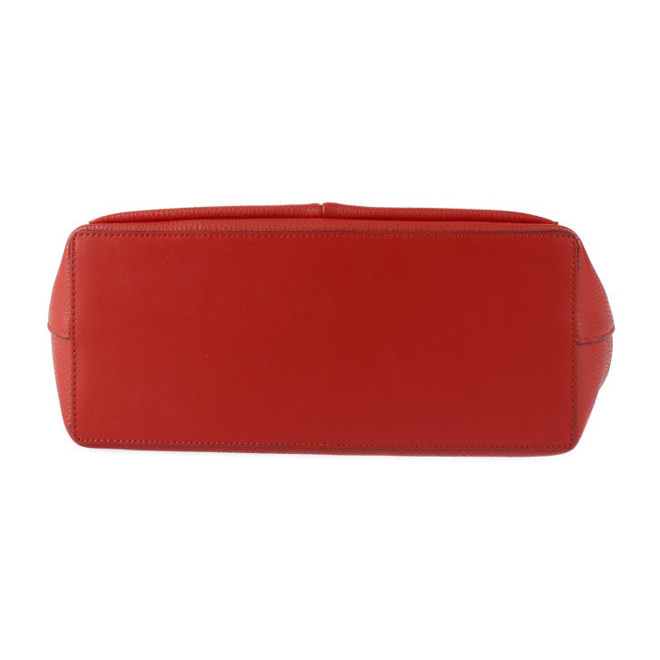 新品未使用展示品 Michael Kors マイケルコース ジェット セット トラベル ミディアム トートバッグ 35F3GTVT3V レザー レッド系 ブラウン系 ゴールド金具 ダブルポケット ショルダーバッグ