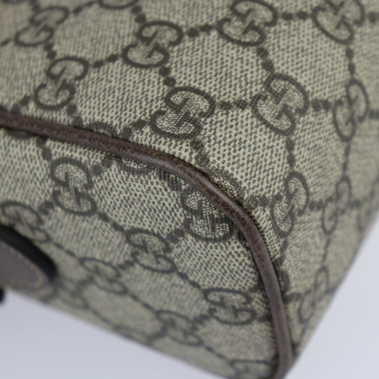 美品 GUCCI グッチ オフィディア GGスモール ショルダーバッグ シェリーライン ショルダーバッグ 517080 GGスプリームキャンバス レザー ベージュ エボニー ゴールド金具 クロスボディバッグ