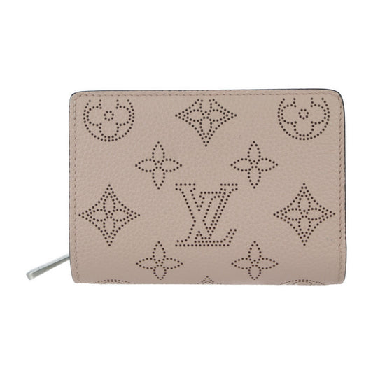 美品 LOUIS VUITTON ルイ ヴィトン ポルトフォイユ クレア 二つ折り財布 M82758 モノグラムマヒナ ローズジャスミン シルバー金具 コンパクトウォレット
