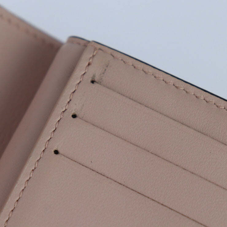 美品 LOUIS VUITTON ルイ ヴィトン ポルトフォイユ クレア 二つ折り財布 M82758 モノグラムマヒナ ローズジャスミン シルバー金具 コンパクトウォレット