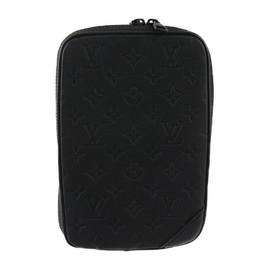 新古未使用展示品 LOUIS VUITTON ルイ ヴィトン ユティリティ サイドバッグ ショルダーバッグ M53298 トリヨンレザー ブラック オレンジ ボディバッグ ポーチ ビトン