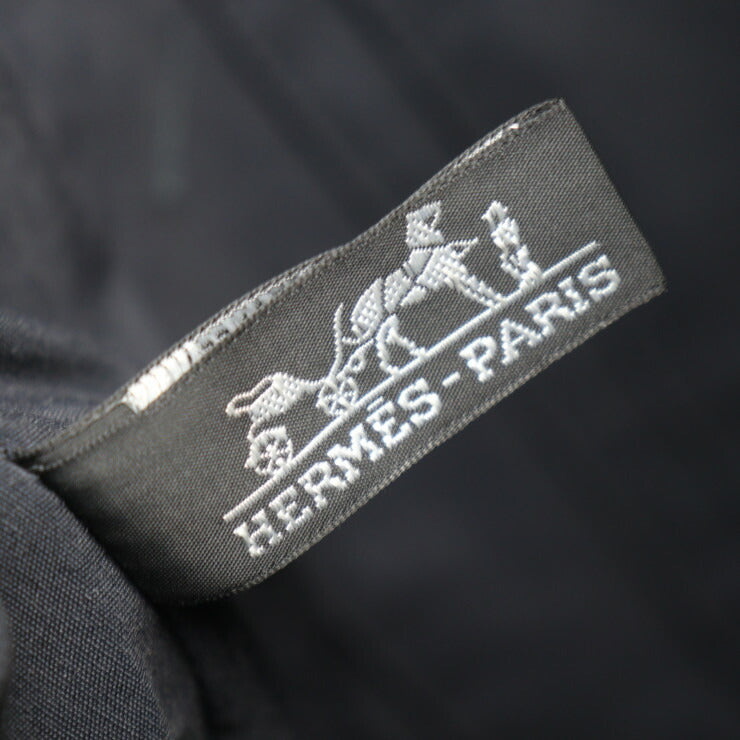 HERMES エルメス ポルトドキュマン エールライン ビジネスバッグ - キャンバス グレー シルバー金具 ブリーフケース ハンドバッグ