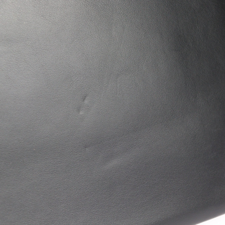 美品 SAINT LAURENT PARIS サンローランパリ IPAD MILITAR セカンドバッグ 522604 レザー ブラック シルバー金具 クラッチバッグ ポーチ ロゴプレート