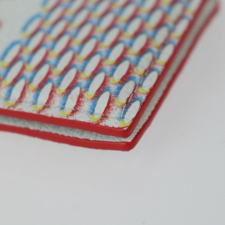 超美品 LOUIS VUITTON ルイ ヴィトン ドゥーブル ジップド・カード ホルダー ダミエ ジャイアント スプレー コインケース M81430 レザー ブロン ホワイト系 マルチカラー シルバー金具 小銭入れ ダブルジップファスナー ビトン