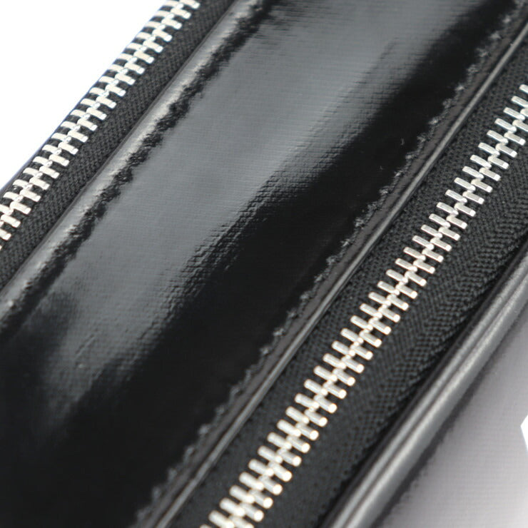 新古未使用展示品 BURBERRY バーバリー カメラ マイクロ ホースフェリー ショルダーバッグ 8022339 コーティングキャンバス レザー ブラック ホワイト シルバー金具 クロスボディ ポシェット ロゴ