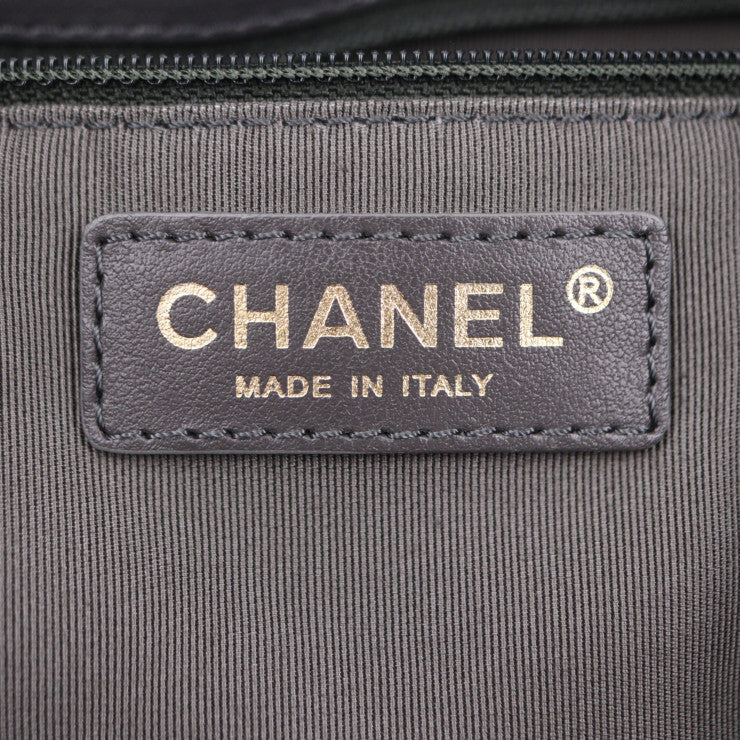 美品 CHANEL シャネル 巾着 2WAY バッグ マトラッセ ハンドバッグ - ラムスキン グレー系 ゴールド金具 ココマーク ショルダーバッグ トートバッグ キルティング チェーン