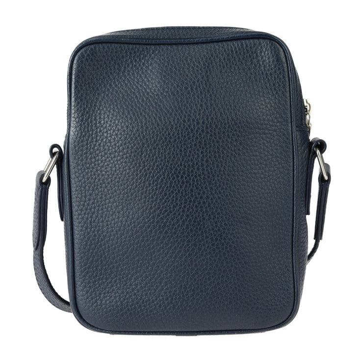 美品 LOUIS VUITTON ルイ ヴィトン ダヌーブPM ショルダーバッグ M55168 トリヨンレザー ネイビー シルバー金具 ポシェット クロスボディバッグ ビトン