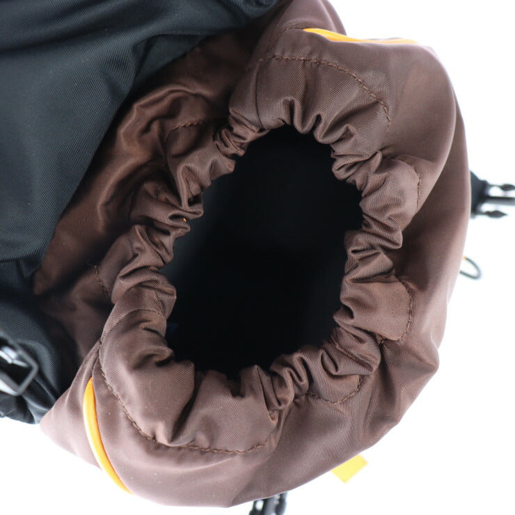 New, unused, display item, Burberry ML LEO NB0 110985 A1201 Leo body bag 8017099 Nylon COFFEE Brown x Black x Pink x Orange Silver hardware Shoulder bag