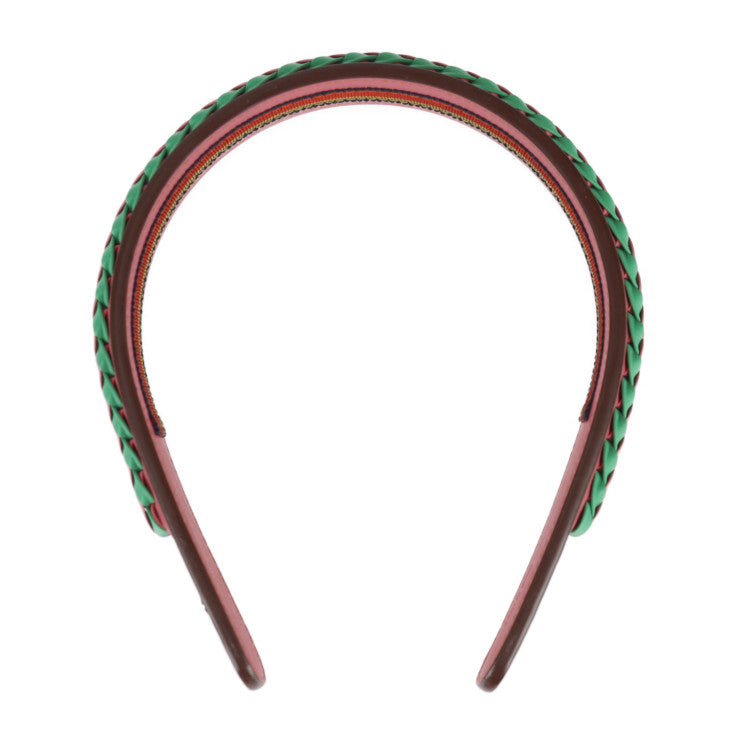 新古未使用展示品 HERMES エルメス グレンダ ヘアバンド セリエ その他ファッション雑貨 H231025G PCTU ヴォースイフト ローズ・アザレ ヴェール・コミック シルバー金具 カチューシャ ヘアアクセサリー 髪飾り