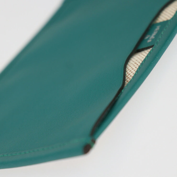 新古未使用展示品 HERMES エルメス FLANEUR FOREVER フラヌール フォーエバー Petit H プティアッシュ ポーチ - ヴォースイフト トワルアッシュ グリーン系 ベージュ系 フラットポーチ パスポートケース パスケース