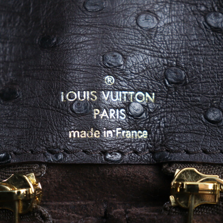 超美品 LOUIS VUITTON ルイ ヴィトン エトワール エキゾチックトート MM モノグラム ハンドバッグ N90311 PVC パイソン オーストリッチ ブラウン ボルドー ゴールド金具 2WAY ショルダーバッグ ビトン