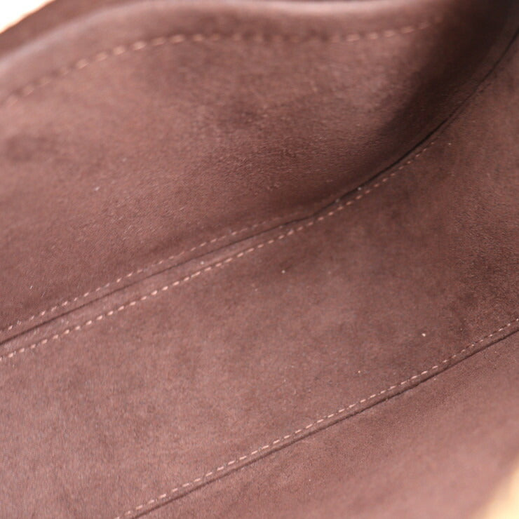 超美品 LOUIS VUITTON ルイ ヴィトン ボワット シャポー スープル モノグラムアンプラント ショルダーバッグ M45276 レザー クレーム (ライトベージュ系) ゴールド金具 ビトン