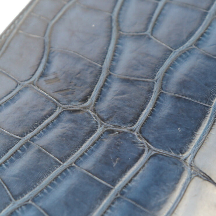 LOUIS VUITTON ルイ ヴィトン ジッピー オーガナイザー 長財布 - クロコダイル レザー ネイビー系 シルバー金具 ラウンドファスナー エキゾチックレザー ビトン レア商品 新型