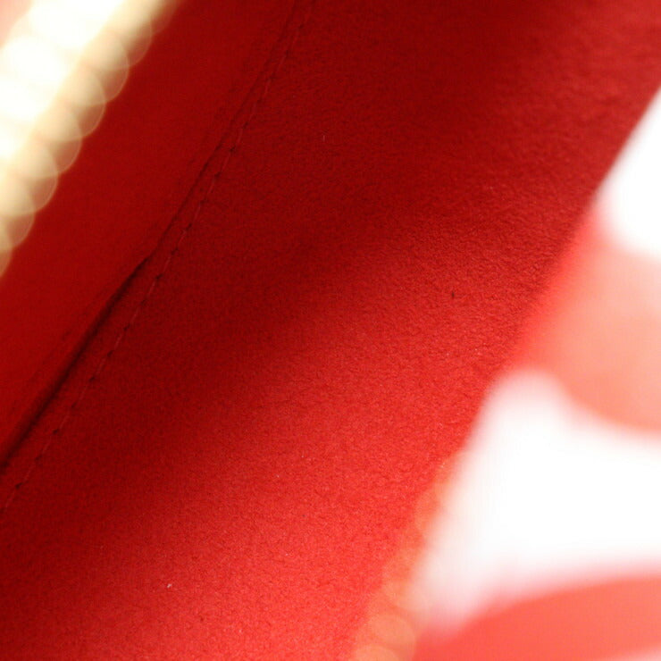 超美品 LOUIS VUITTON ルイ ヴィトン ボワット シャポー スープル LVクラフティ モノグラム ジャイアント ショルダーバッグ M45364 PVC レッド ピンク ホワイト ブラック マルチカラー ゴールド金具 クロスボディバッグ ビトン