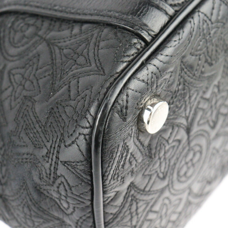 美品 LOUIS VUITTON ルイ ヴィトン イクシアPM モノグラムアンティア ハンドバッグ M97071 レザー ブラック シルバー金具 2WAY ショルダーバッグ