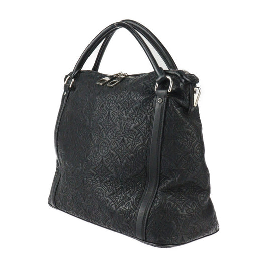 美品 LOUIS VUITTON ルイ ヴィトン イクシアPM モノグラムアンティア ハンドバッグ M97071 レザー ブラック シルバー金具 2WAY ショルダーバッグ
