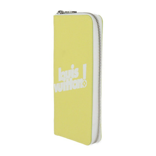 新品未使用展示品 LOUIS VUITTON ルイ ヴィトン ジッピーウォレット ヴェルティカル エブリデイLV カプセル・コレクション 長財布 M80852 トリヨンレザー ジョーヌ シルバー金具 ラウンドファスナー ビトン イエロー系