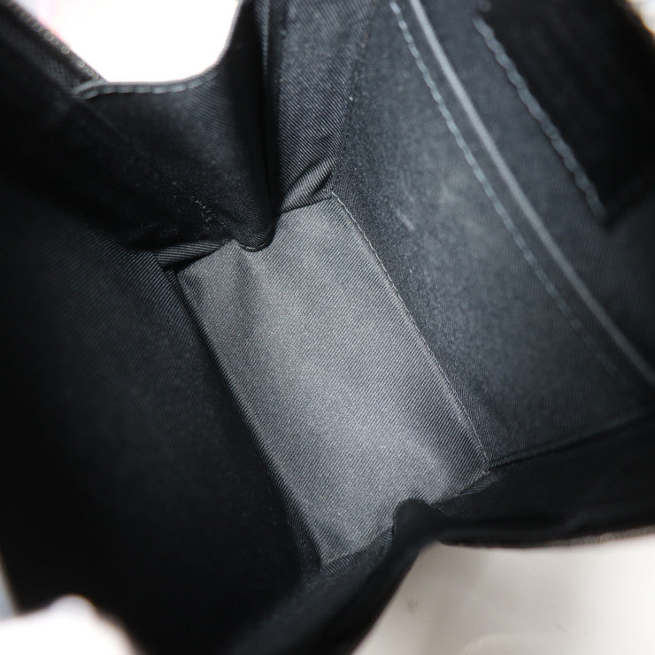 美品 LOUIS VUITTON ルイ ヴィトン ヴァーティカル ソフトトランク モノグラム タフタージュ ショルダーバッグ M45044 レザー モノグラム タフタージュ ブラウン ブラック ポシェット ラウンドファスナー ビトン