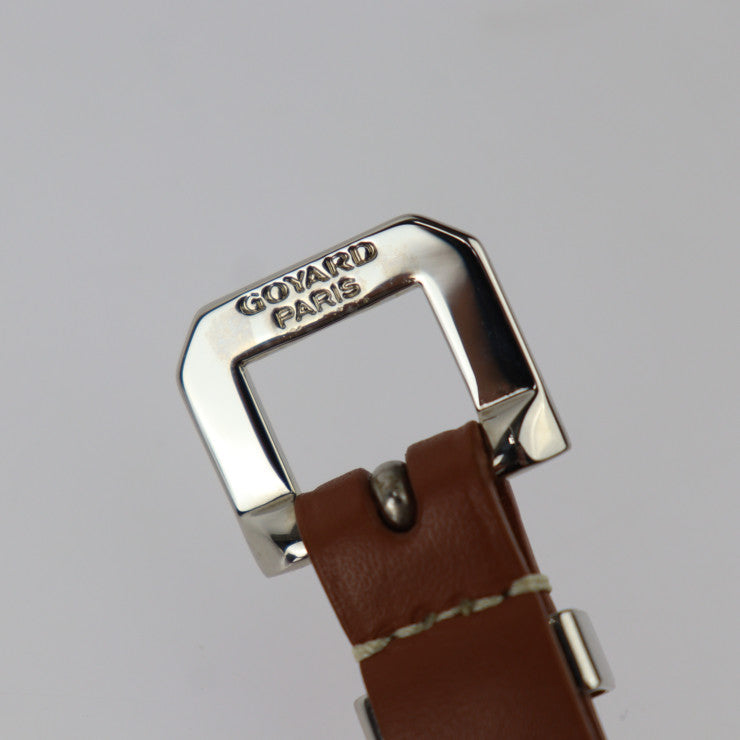 美品 GOYARD ゴヤール カップヴェールPM ショルダーバッグ - PVC レザー ブラック ブラウン シルバー金具 クロスボディ ポシェット ポーチ