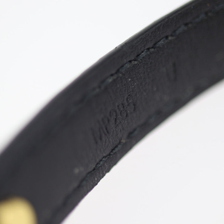 美品 LOUIS VUITTON ルイ ヴィトン ブラスレ ゲーム オン コレクション モノグラム ブレスレット MP285F 表記サイズ 17 PVC レザー ブラック マルチカラー ゴールド金具 トランプ柄モチーフ ビトン
