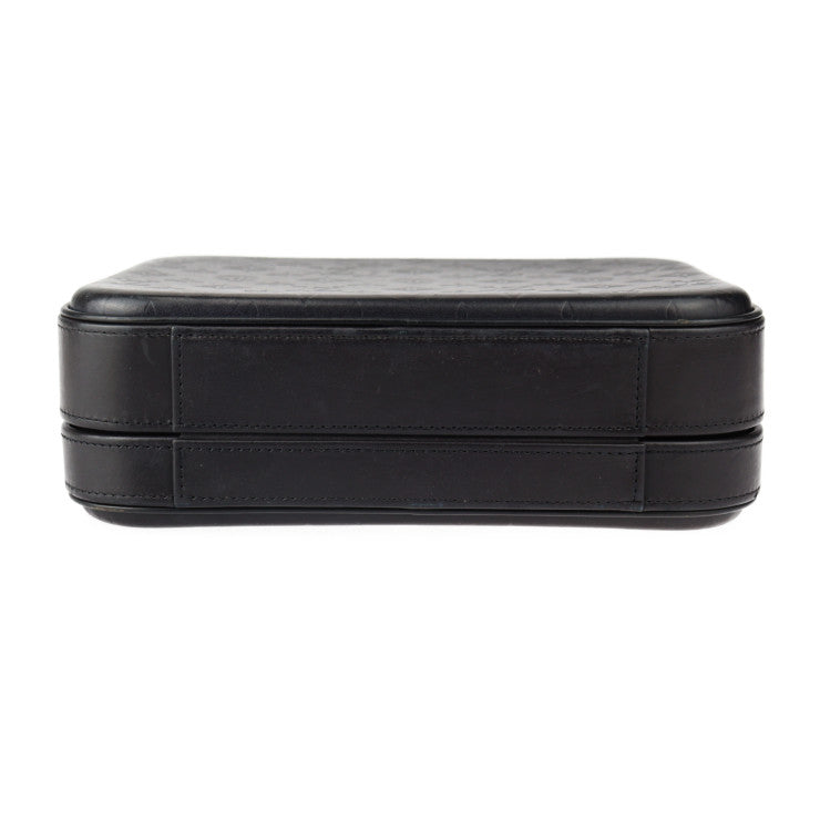 美品 LOUIS VUITTON ルイ ヴィトン ヴァリゼット PM モノグラムグラセ ハンドバッグ M92235 レザー ブラック シルバー金具 ミニ トランク 手提げ鞄 ビトン