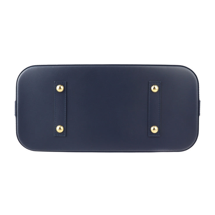 超美品 LOUIS VUITTON ルイ ヴィトン アルマGM マルタージュ ハンドバッグ M23723 ラムレザー ブルーマリーヌ ゴールド金具 キルティング ビトン