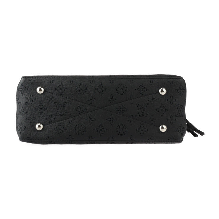 超美品 LOUIS VUITTON ルイ ヴィトン ベラ トート モノグラム マヒナ ハンドバッグ M59200 レザー カーフレザー ブラック シルバー金具 2WAY ショルダーバッグ チェーン