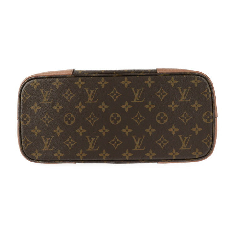 LOUIS VUITTON ルイ ヴィトン フランドリン モノグラム ハンドバッグ M41597 PVC レザー ブラウン ボアドゥローズ ゴールド金具 2WAY ショルダーバッグ トートバッグ ビトン ピンクベージュ系