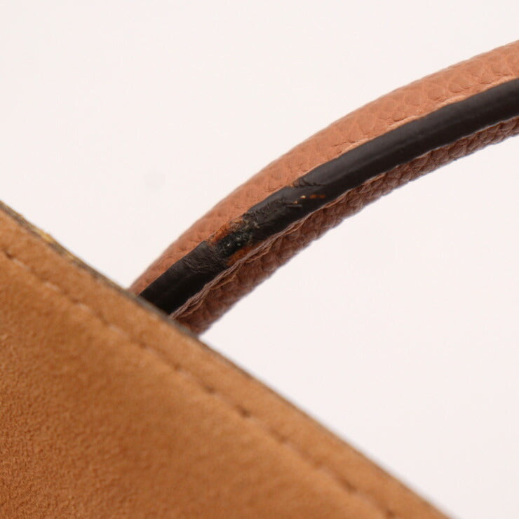 LOUIS VUITTON ルイ ヴィトン フランドリン モノグラム ハンドバッグ M41597 PVC レザー ブラウン ボアドゥローズ ゴールド金具 2WAY ショルダーバッグ トートバッグ ビトン ピンクベージュ系