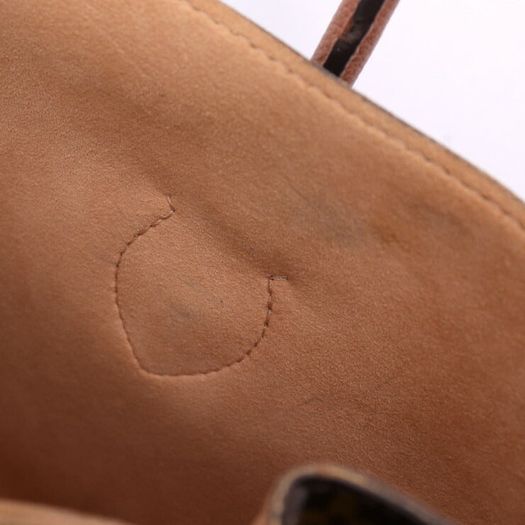 LOUIS VUITTON ルイ ヴィトン フランドリン モノグラム ハンドバッグ M41597 PVC レザー ブラウン ボアドゥローズ ゴールド金具 2WAY ショルダーバッグ トートバッグ ビトン ピンクベージュ系