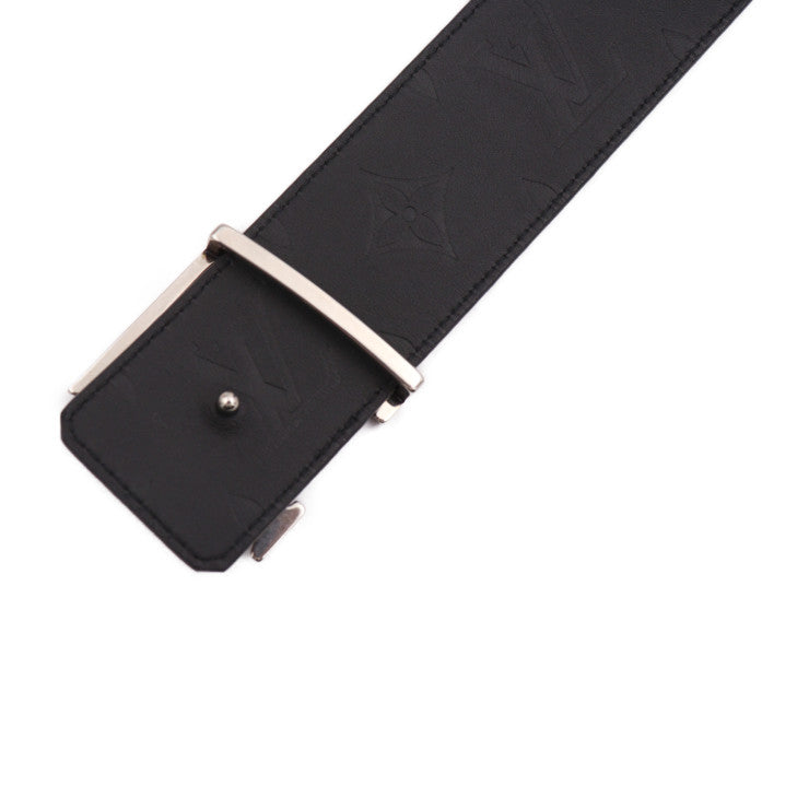 美品 LOUIS VUITTON ルイ ヴィトン LVイニシャル 40MM リバーシブル エピ ベルト M8270U エピ・XL レザー ブラック シルバー金具 モノグラム ビトン