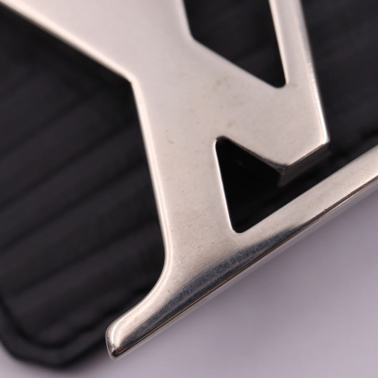 美品 LOUIS VUITTON ルイ ヴィトン LVイニシャル 40MM リバーシブル エピ ベルト M8270U エピ・XL レザー ブラック シルバー金具 モノグラム ビトン