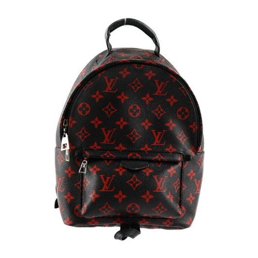 美品 LOUIS VUITTON ルイ ヴィトン パームスプリングスPM バックパック モノグラム アンフラルージュ リュック・デイパック M41458 コーティングキャンバス ブラック レッド シルバー金具 ビトン