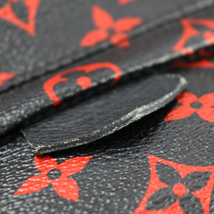 美品 LOUIS VUITTON ルイ ヴィトン パームスプリングスPM バックパック モノグラム アンフラルージュ リュック・デイパック M41458 コーティングキャンバス ブラック レッド シルバー金具 ビトン