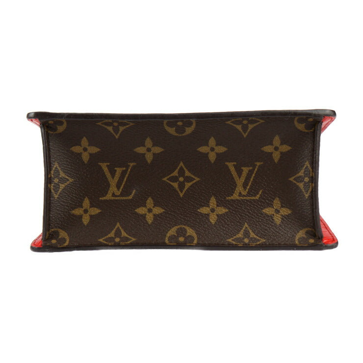 超美品 LOUIS VUITTON ルイ ヴィトン スプリング ストリート PM ハンドバッグ M90514 モノグラムヴェルニ モノグラムキャンバス エピ ブルーインディエン シルバー金具 トップハンドル 2WAY ショルダーバッグ ビトン
