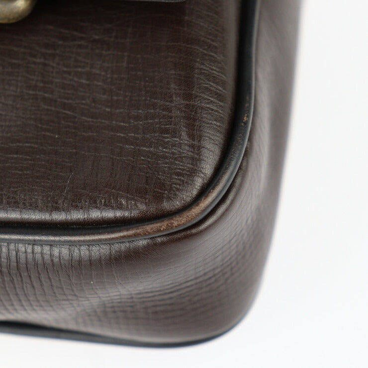 美品 LOUIS VUITTON ルイ ヴィトン スィウ ユタ ショルダーバッグ M92535 レザー カフェ ボディバッグ ウエストバッグ ウエストポーチ ビトン