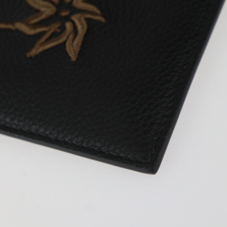 美品 Christian Dior クリスチャンディオール カクタス ジャック コラボ セカンドバッグ 2ESCA338SOT H03E カーフスキン ブラック シルバー金具 リストレット クラッチバッグ ポーチ